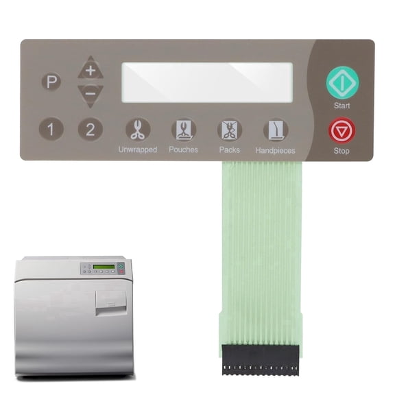 015-1551-00 Touch Pad Keypad Replacement for Midmark M9, M9-D, M11, M11-D Autoclaves