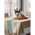 thumbnail image 6 of Farmhouse Green Brown Table Cloth, Vintage Ombre Wooden Waterproof Tablecloth for Rectangle Tables, Reusable Washable Fabric Table Cover for Restaurant Kitchen Dining Tables 60"x102", 6 of 6