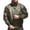 Army Green, variant on Men's Baseball Jacket, Tactical Flight Bomber Windbreaker Jacket, Stand Collar Outerwear, Military Style Casual Spring Coat for Outdoor Sports, Hiking, and Everyday Wear, Black S