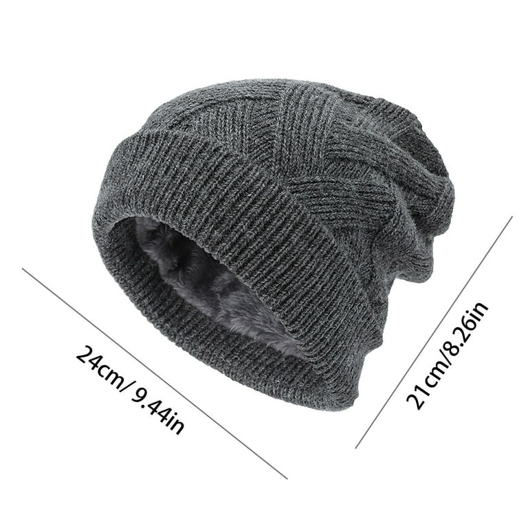 Knit Hat Loose Fit Beanie UACY Clearance Winter Knitted Beanie Hat
