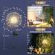 thumbnail image 2 of Luces solares para jardín DONGULI, 120 LED, 8 modos, impermeables, paquete de 6, 2 of 6