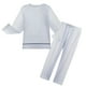 thumbnail image 4 of Moonsky The Bad Guys 2 Costume Mr. Wolf Cosplay Blazer Uniform Full Set Outfits Adults Halloween Costumes Fancy Dress Birthday Christmas Theme Party Cosplay Suit for boy and girl(110#White), 4 of 5