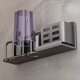 thumbnail image 5 of Portacepillos de Dientes Multifunción, Portavasos para Cepillos de Dientes, Montaje en Pared, Sin Taladro, Organizador de Baño, Almacenamiento para Baño B, 5 of 5