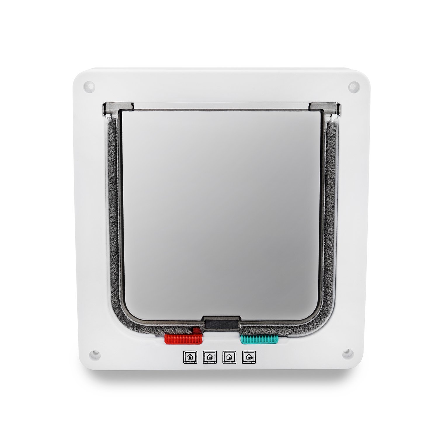 PetsN'all 4WAY Locking Pet Door Cats and Small Dogs Indoor/Outdoor