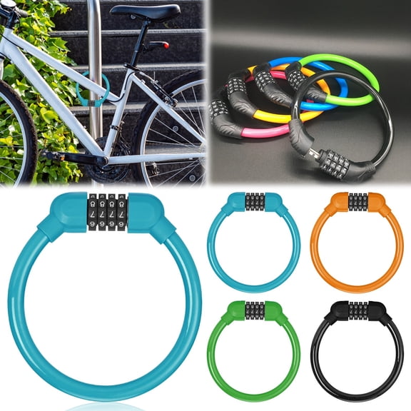 Aminojy Bike Lock Cable, Bike Accessories,Code Fridge Lock, Bike Locks Heavy Duty Anti Theft for Outdoor Equipment, & Versatile Cabinet Lock Walmart Clearance
