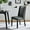 Gray, variant on Modway Baron Vegan Leather Dining Chair in Gray