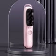 thumbnail image 3 of Plancha de pelo portátil sin cables con cepillo, carga USB, iones negativos, púas recubiertas de cerámica, ligera, para mujeres, peinado de viaje, apta para todo tipo de cabello, 3 of 5