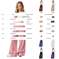 thumbnail image 5 of GiLiling Teen Girls Barrel Sweatpants High Waisted Fleece Baggy School Sweat Pants Barrel Leg Pants High Waisted Baggy Fit Pants (Beige, 7-8 Years), 5 of 7