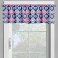 thumbnail image 2 of Ambesonne Animal Valance Pack of 2, Vertical Sleeping Owls, 42"X18", Pink Purple Blue, 2 of 5