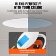 thumbnail image 4 of KFFKFF 4-Pack 8'' Ceiling Speakers, 100W, Seamless In-Wall/Ceiling Audio System, 8Ω 89dB, Ideal for Indoor Rooms & Sheltered Outdoor Areas, 4 of 9