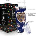 thumbnail image 2 of Book Lovers Tumbler 40 OZ Tumbler with Handle and Straw Lid Leak Proof Book Lovers Travel Coffee Mug with Handle Insulated for Hot Cold Ice - Birthday Book Lovers Gifts for Women Stainless Steel Cup, 2 of 5