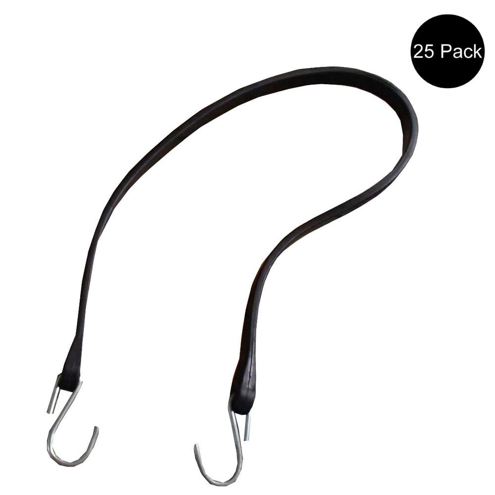 (25) Natural Rubber Bungee 41" Tarp Straps Tie Downs Trailer Truck