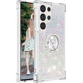 thumbnail image 6 of Liquid Quicksand Case for Samsung Galaxy S25 Ultra (Not S25) with Diamond Kickstand, Luxury Fun Glitter Sparkle Flowing Clear Bling Cover Case for Samsung Galaxy S25 Ultra. -Colorful, 6 of 14