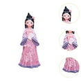 thumbnail image 6 of Chinese Girls Doll Ancient Resin Figurine Mini Hanfu Style Unique Decor for Bedroom Bookshelf Office, 6 of 9