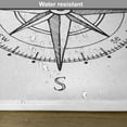 thumbnail image 6 of Ambesonne Compass Place Mats Set of 4, Windrose Directions, Standard Size, Black White, 6 of 6