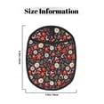 thumbnail image 3 of Pofeuu Winter Holiday Christmas Print Silicone Pot Mat Mitten With Hanging Loop Heat Resistant Oven Mitts Non-Slip Bbq Baking Smoking Potholders, 3 of 7