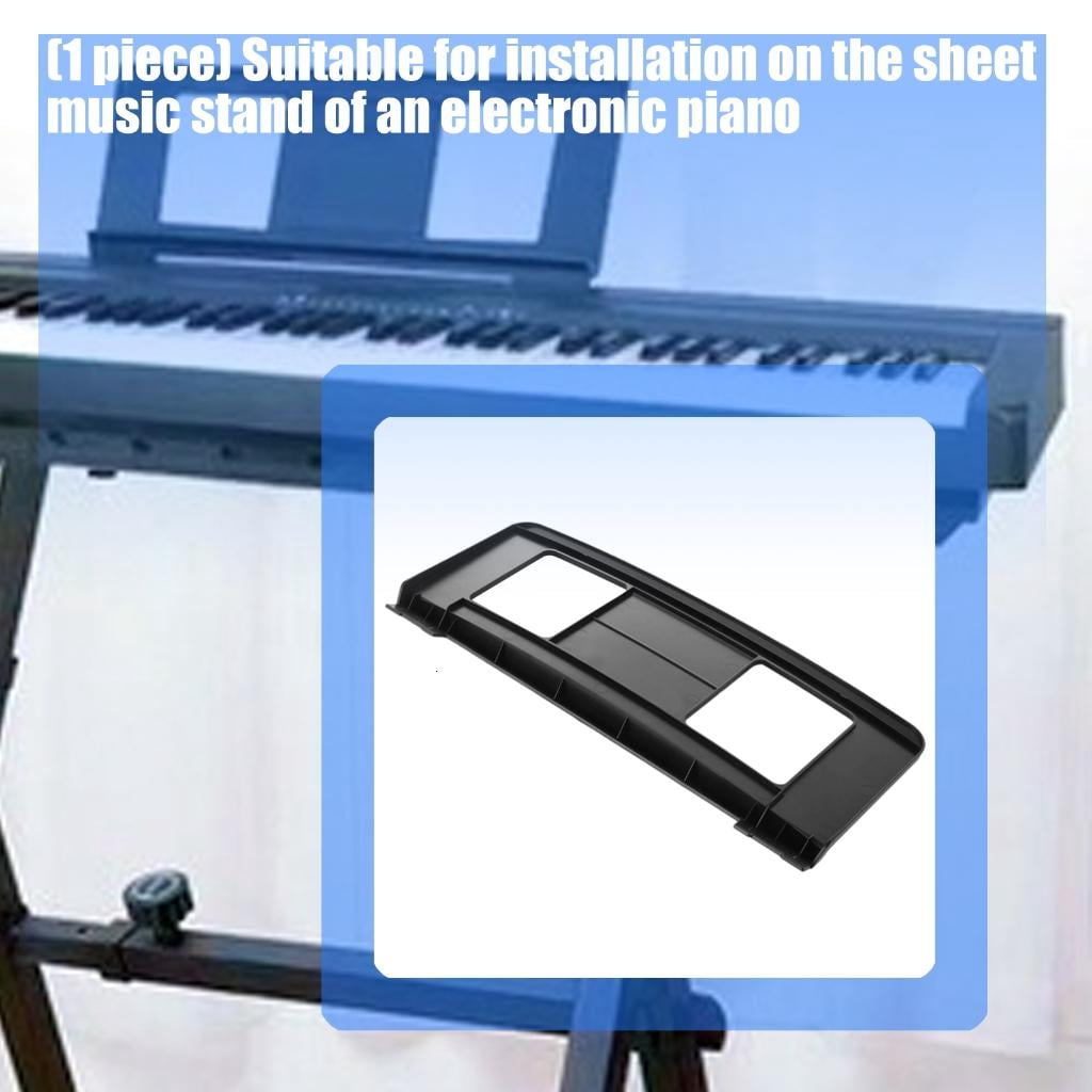 Yihuala Quick Install Music Sheet Stand For Keyboard Instruments Nonslip Surfaces Compacts Design Travel Friendly For Musicians