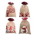 thumbnail image 3 of Large Christmas Candy Bag Gift Snowman Deer Christmas Decoration-22.8"x14.5", 3 of 6