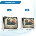 thumbnail image 4 of FORMRS 15-15.6 inch Laptop Sleeve Case Soft Carrying Quilted Computer Bag Cover, Black Halloween Cat, 4 of 7