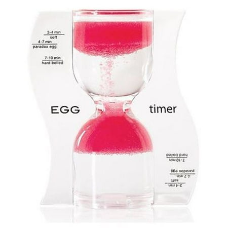 paradox 10 minute egg timer hourglass sand flows from bottom to