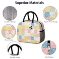 thumbnail image 4 of Womens Pioneer Flower Floral Print Pattern Lunch Box for Work,Insulated Lunch Bag for Women,Loncheras Para Mujer,Leakproof Adult Lunch Bag for Work,Beach,Travel,Picnic,Camping, 4 of 6