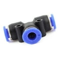 thumbnail image 4 of 10 Pcs 3 Way Tee Push In Pneumatic Quick Release 1/4" Tube Fittings Connectors, 4 of 4