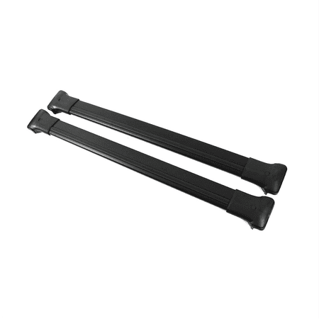 Cross Rail Roof Rack Fits Toyota RAV4 1994-2000 Black | Adjustable Aluminum Heavy Duty 300 LBS Anti-Theft Lock Cargo Carrier Rooftop Crossbar Accessories for Bike  Basket Snowboard Luggage