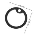 thumbnail image 4 of OULII 6Pcs Silicone Dog Tag Hoops Round Tag Noise Reduction for Pet Owners, 4 of 8