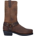 thumbnail image 2 of Dingo Mens Dean Harness Square Toe Pull On Motorcycle Cowboy  Mid Calf Boot, 2 of 7
