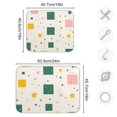 thumbnail image 4 of Yayeee Dish Drying Mat for Kitchen Counter 16"x18" Microfiber Absorbent Pad, Green Abstract Pattern, 4 of 7