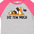 thumbnail image 4 of Inktastic Napping Dis Tew Much Longhair Calico Cat Boys or Girls Toddler T-Shirt, 4 of 5
