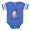 Royal Blue, variant on CafePress - FIN Calico Cat Good - Cute Infant Baby Football Bodysuit