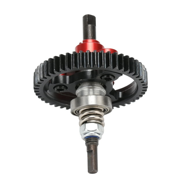 Pantoufle à Engrenage Différentiel, Pantoufle Différentielle 50T Précise Durable Installation Facile Faible Bruit pour Voiture Télécommandée 1/10 Rouge, Bleu