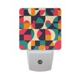 thumbnail image 6 of Yayeee LED Plug in Night Light for The Home with Auto Dusk to Dawn Light Sensors, 2 Pack, Retro Geometric, 6 of 6
