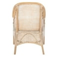 thumbnail image 7 of SAFAVIEH Charlie Rattan Club Chair w/ Cushion, Grey White Wash, 7 of 7