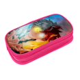 thumbnail image 3 of My Hero Academia Pencil Case Large Capacity Pencil Pouch Pen Bag Office Stationery Organizer Travel Makeup Bag Pink, 3 of 9