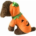 thumbnail image 6 of Dog Cat Halloween Pumpkin Costume Pet Cosplay Outfits Clothes Fleece Hoodie Sweater Coat Halloween Costumes for Dogs Puppy Cats, 6 of 7