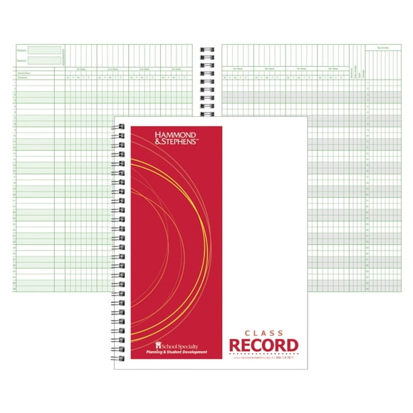 Libro de registro de clases Hammond & Stephens PolyIce, 8.5 x 11 pulgadas