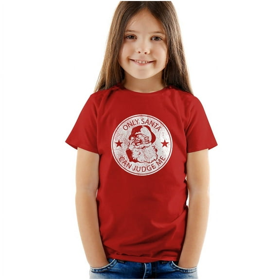 Only Santa Can Judge Me This Christmas Unisex Toddler T Shirt