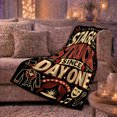 thumbnail image 6 of Theater Enthusiast Stage Struck Since Day One Marquee, Cozy Typography Art Scene, Warm Flannel Blanket for Living Room and Reading Nook, Art Lovers Graduation Gift, Artistic Home Decor, 6 of 9