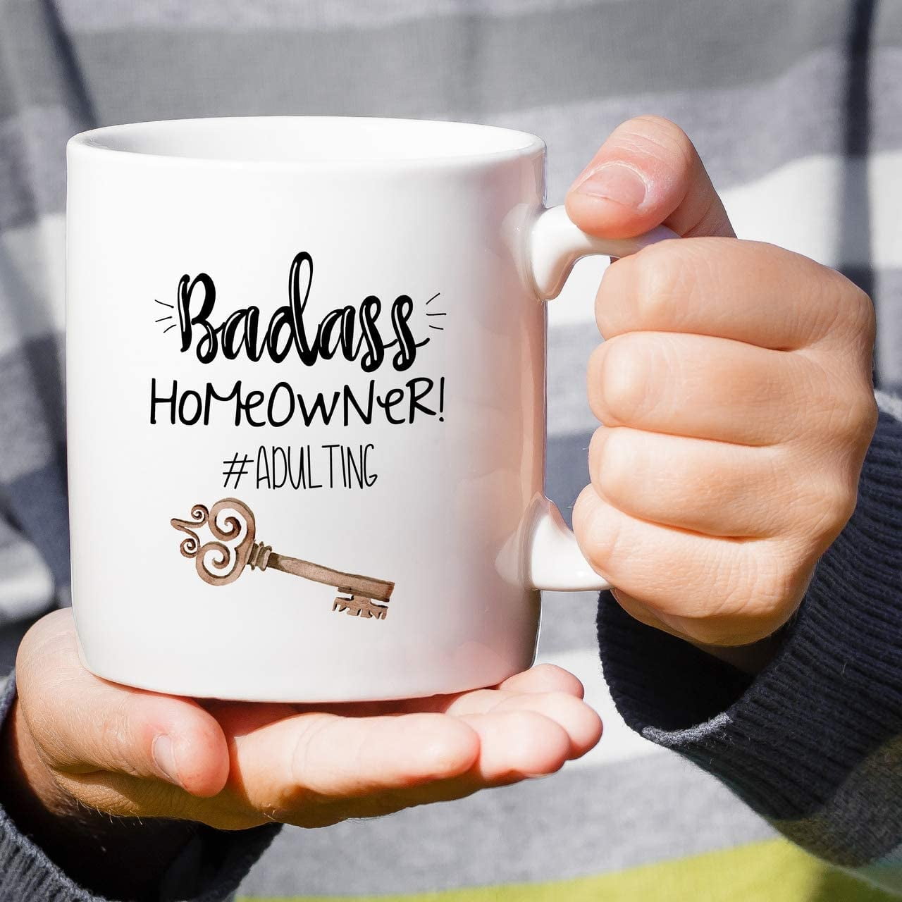 Funny Mug - Badass Homeowner Adulting Moved New House Gift Housewarming 11  Oz Ceramic Tea Coffee Mugs - Funny, Sarcasm, Sarcastic, birthday gifts for  friends, coworkers, dad mom sister brother 