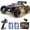 Red, variant on 1/16 Scale 4WD Brushless RC Truck, 70KM/H Fast Off-Road Monster Truck, Upgraded Metal Drivetrain & 35A ESC, 2 Batteries for 36 Min Playtime, Hobby Grade Remote Control Car for Adults & Kids