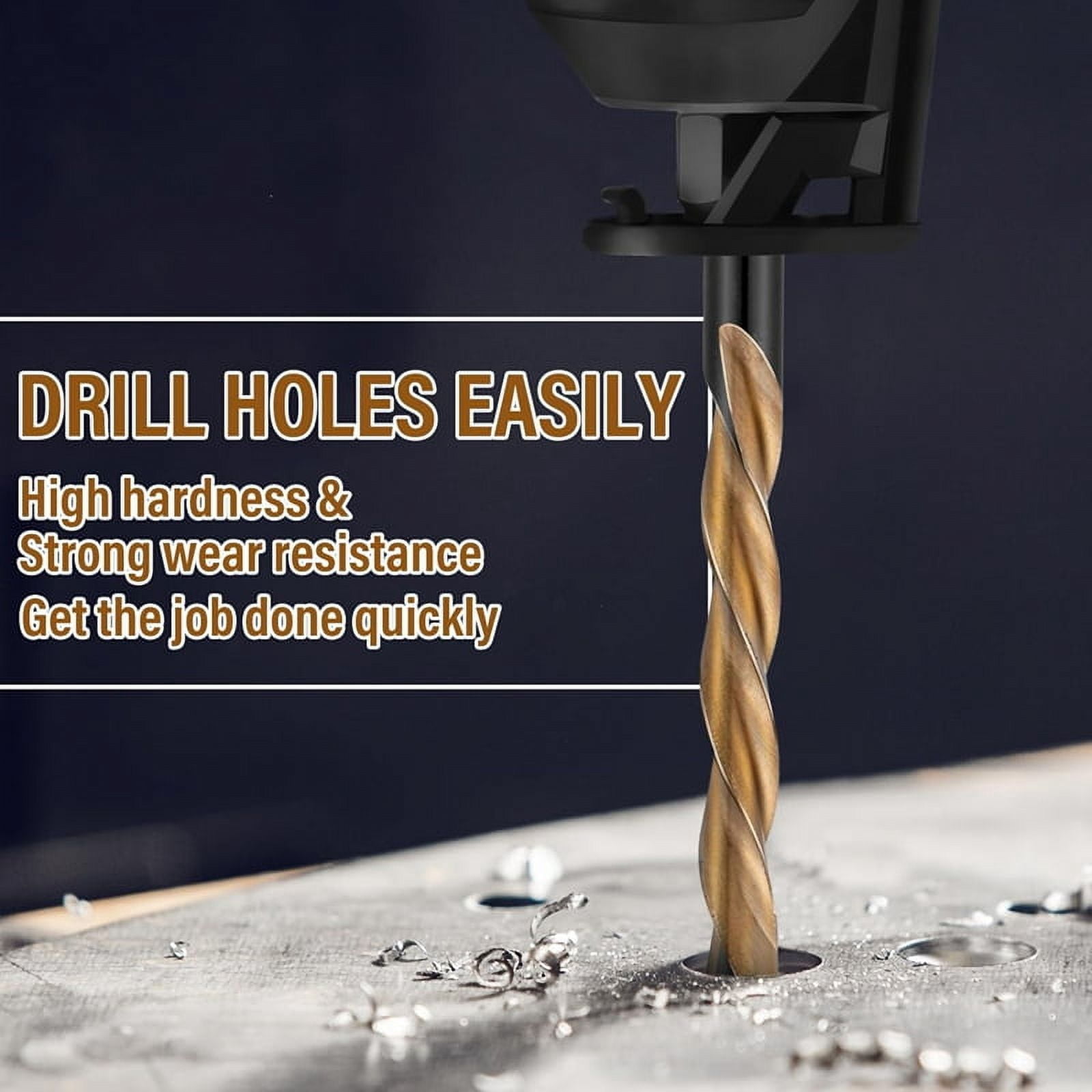 50pcs Drywall Drill Bits Pilot Point Cutting Drill Bits Diameter Drywall Router Drill Bits Drywall Tools for Spiral Saw