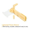 thumbnail image 4 of Unique Bargains Plastic Floss Bobbin Sewing Thread Card Board with Winder, Clear 100 Pack, 4 of 6
