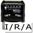 thumbnail image 1 of Self-Inking I/R/A Stamp with Green Ink, 1 of 4