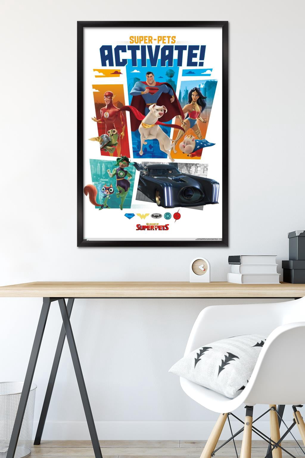 DC League of Super-Pets - Heroes Wall Poster, 22.375" x 34" Framed