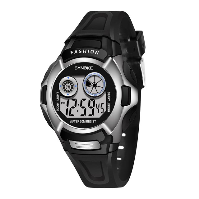 SYNOKE 9034 Reloj deportivo elegante para niños Reloj de pulsera digital multifuncional co Abanopi Reloj de los niños