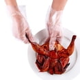 thumbnail image 4 of 100 unids/bolsa guantes desechables guantes de plástico únicos guantes transparentes para barbacoa Ndcxsfigh Cuidado Belleza, 4 of 5