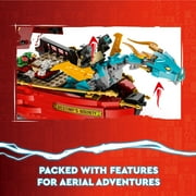 LEGO NINJAGO Destiny’s Bounty – Race Against Time 71797 Building Toy Features a Ninja Airship, 2 Dragons and 6 Minifigures, Gift for Boys and Girls Ages 9+ Who Love Ninjas and Dragons