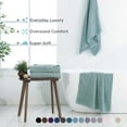 thumbnail image 2 of Martex 2-Pack Bath Sheet Set | 100% Cotton Extra Large 33" x 65" Towels | Mineral, 2 of 4